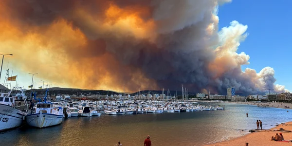 Incendiu Spania FOTO X /  Méteo Palamós