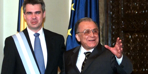 Michael Guest Ion Iliescu 2004 FOTO Mediafax