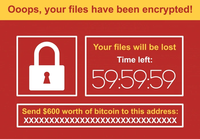 Atac ransomware care cere plată în Bitcoin. FOTO Shutterstock