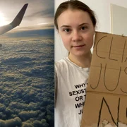Grete Thunberg a popularizat rusinea de a zbura Sursa Facebook GT , Freepik jpg