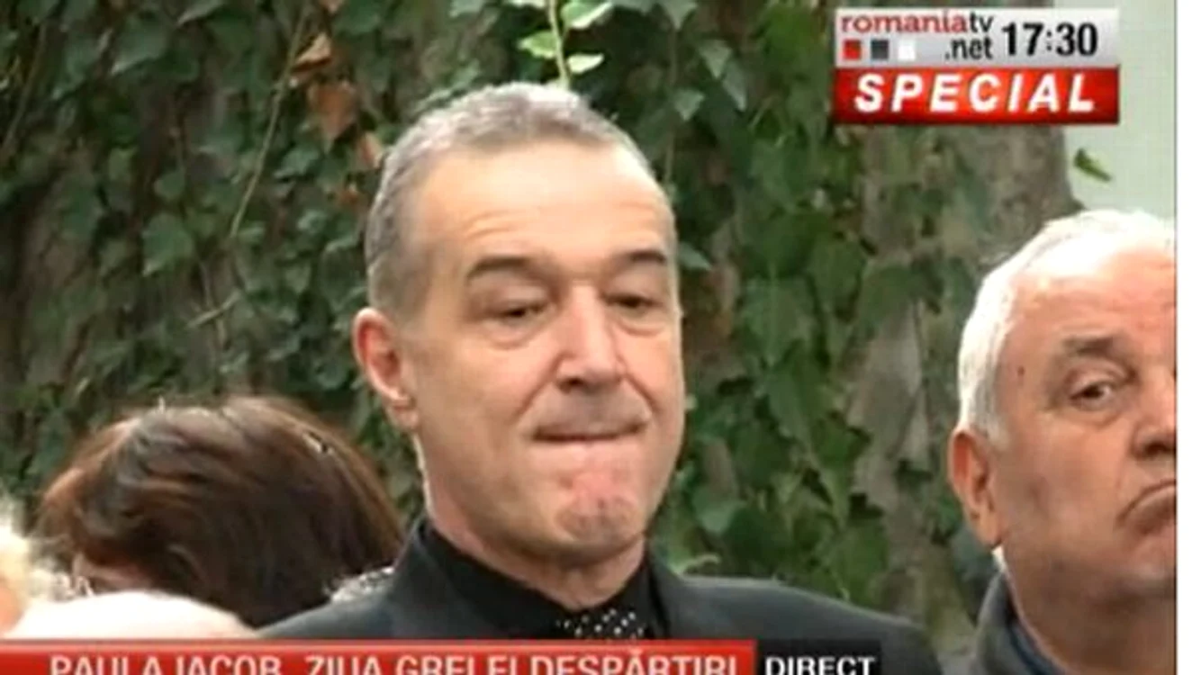 George Becali a venit la înmormântarea avocatei care l-a apărat