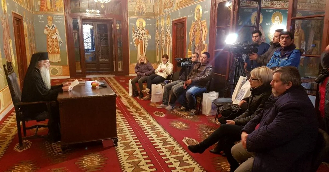 Episcopul Severinului şi Strehaiei la întâlnirea cu jurnaliştii