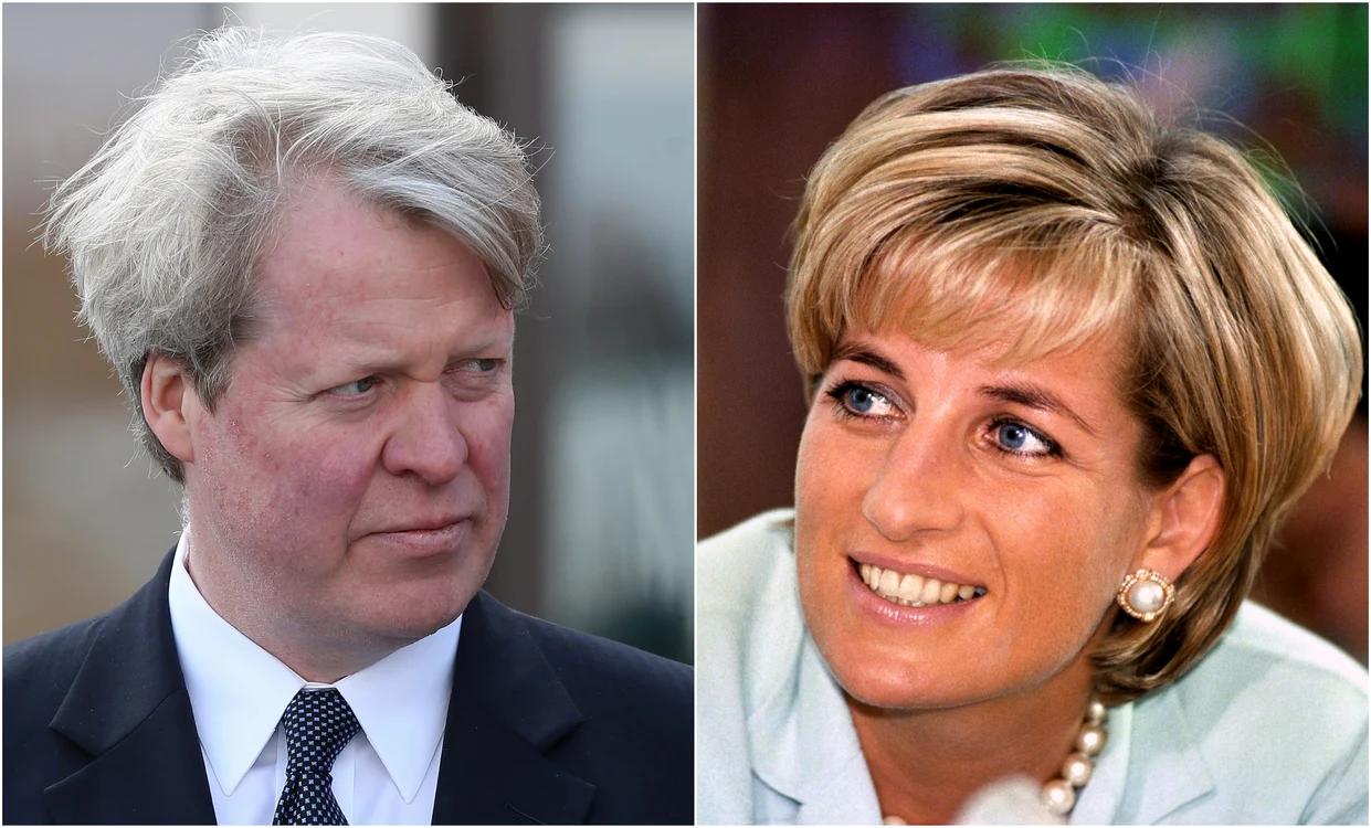 Charles Spencer și sora sa, Prințesa Diana.