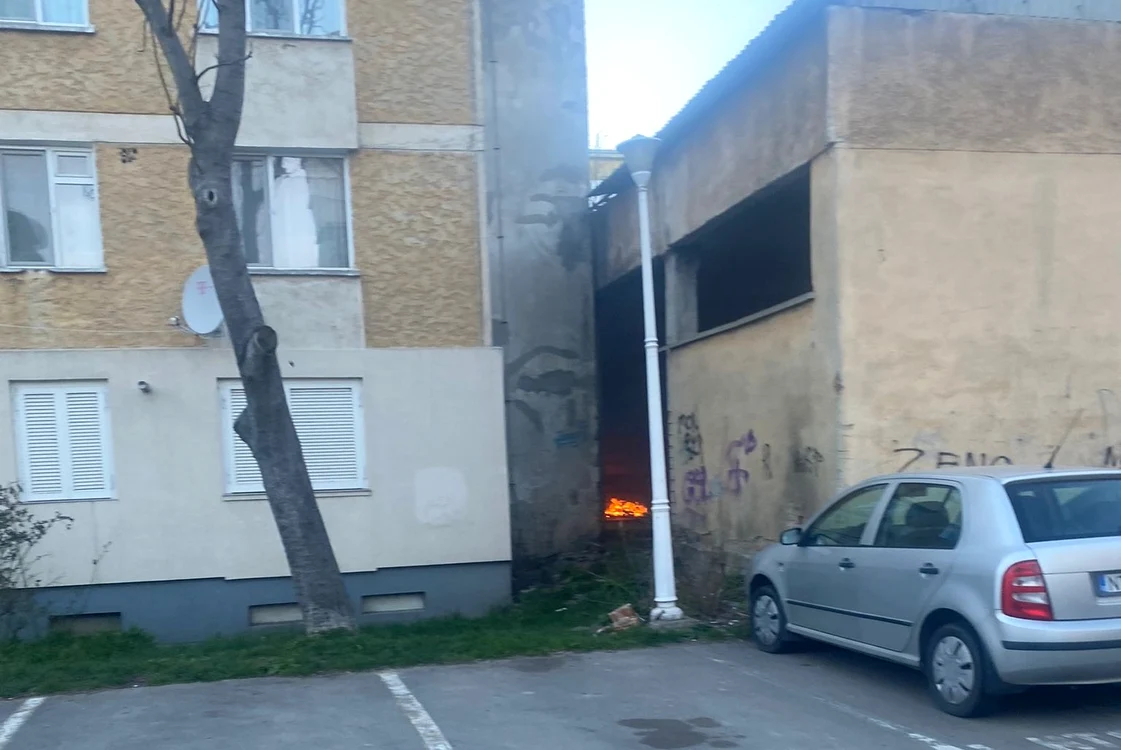 Centrala dezafectată unde s-a petrecut tragedia FOTO ISU Neamț