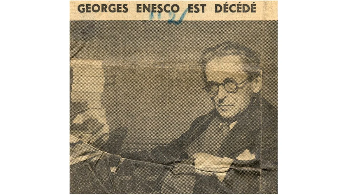 Ce scria presa franceză despre George Enescu în 1955, la moartea marelui compozitor român  jpeg