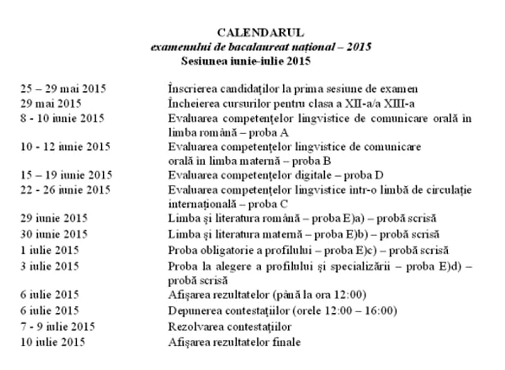 
    Bac 2015: Elevii mai au de susţinut două probe oralefoto: observator.tv  