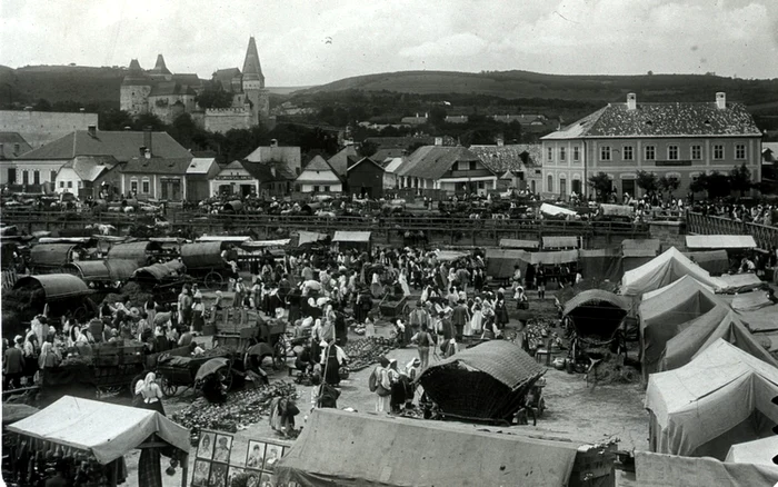 Hunedoara în anul 1900. FOTO: SCHOCH Fryges. FORTEPAN