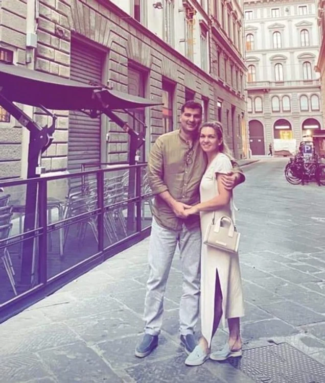 Simona Halep și Toni Iuruc la PortofinoFOTO: Instagram