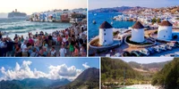 Aglomerația din „Ibiza Greciei” – Mykonos vs  farmecul autentic al „Insulei de Smarald” – Thassos Colaj Tourism&DMS 