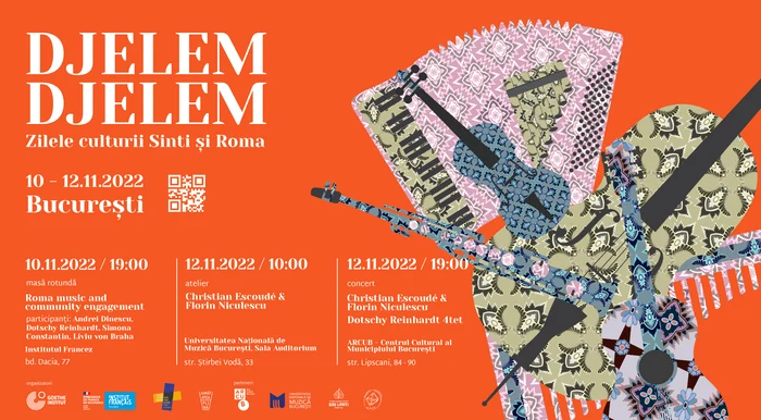 Program Djelem, djelem - Zilele Culturii Sinti și Roma 2022 în București