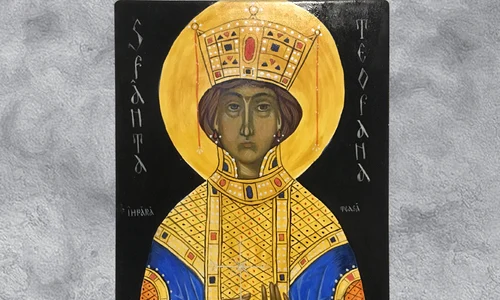 calendar ortodox 2021 16 decembrie Sfanta imparateasa teofana icoana sorin vintzeanu jpg
