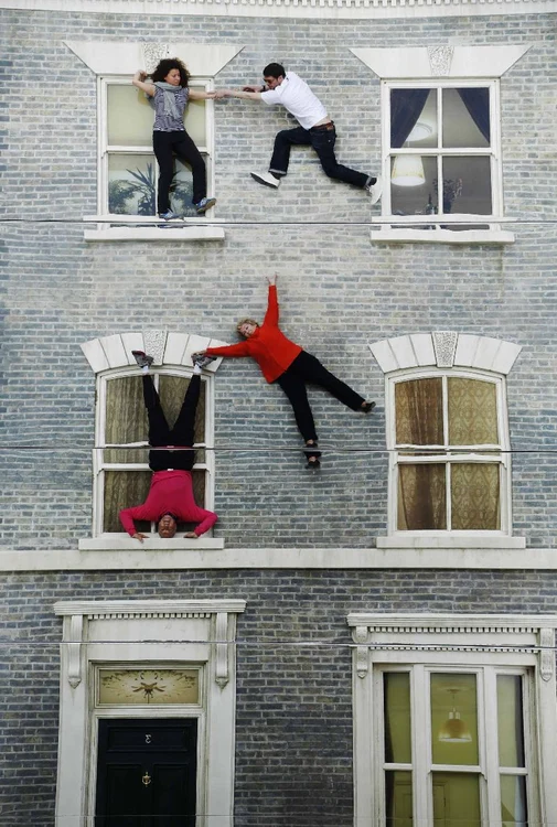 Casa care sfidează gravitaţia (Foto: Reuters)