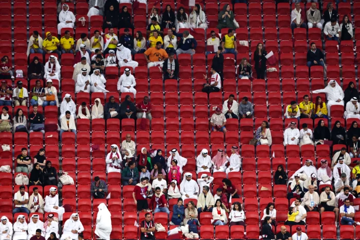 Așa s-a încheiat Qatar - Ecuador, fapt neamiîntâlnit la un meci de deschidere a CM. Foto Getty