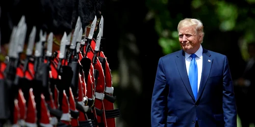 Preşedintele american Donald Trump în vizită în Marea Britanie FOTO Guliver / Getty Images