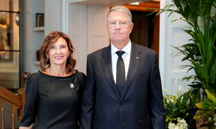 Carmen Iohannis si Klaus Iohannis la dineul omagial de la Buckingham FOTO Facebook