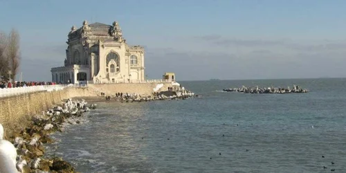 Cazinoul din Constanta iarna FOTO Călin Gavrilaş