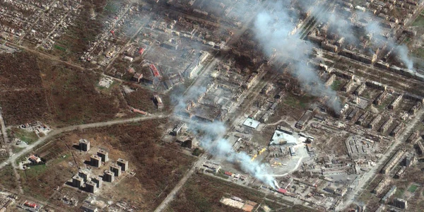 Imagini prin satelit din Mariupol FOTO TWITTER