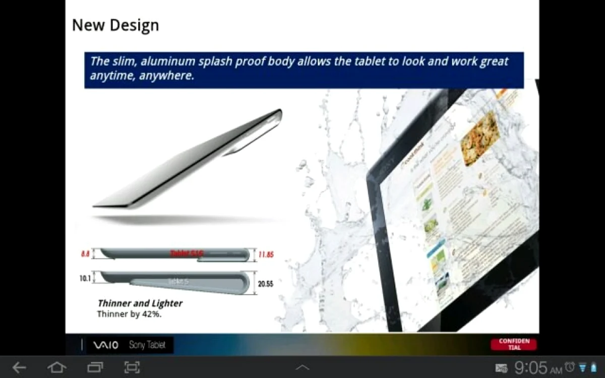 Sony Xperia Tablet ar putea fi lansată la târgul de tehnologie IFA 2012 de la Berlin FOTO: Mobilflip