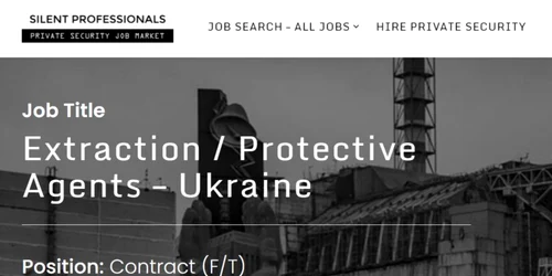 Anunţ pentru contractori privaţi FOTO BBC