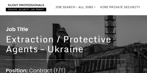 Anunţ pentru contractori privaţi FOTO BBC