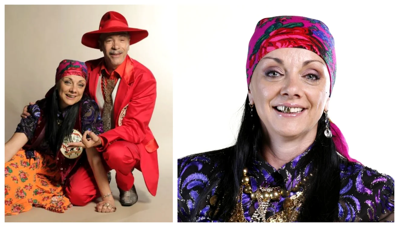 Carmen Tănase, în inimă de Țigan. FOTO colaj