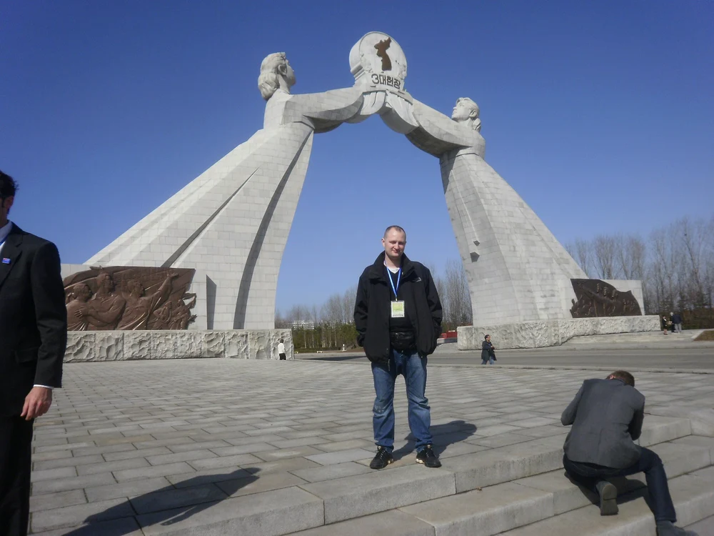 Ulrich Larsen în Coreea de Nord/FOTO:X