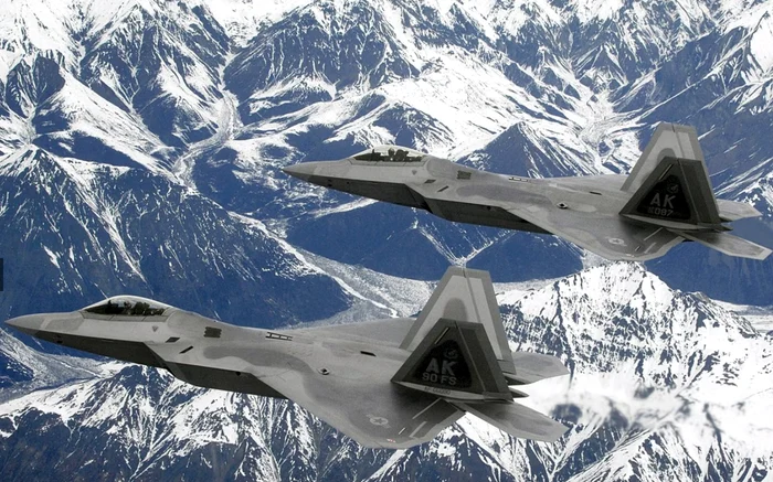 Avioanele de luptă, în timpul exercițiilor militare din zona / Sursa foto: US Air Force