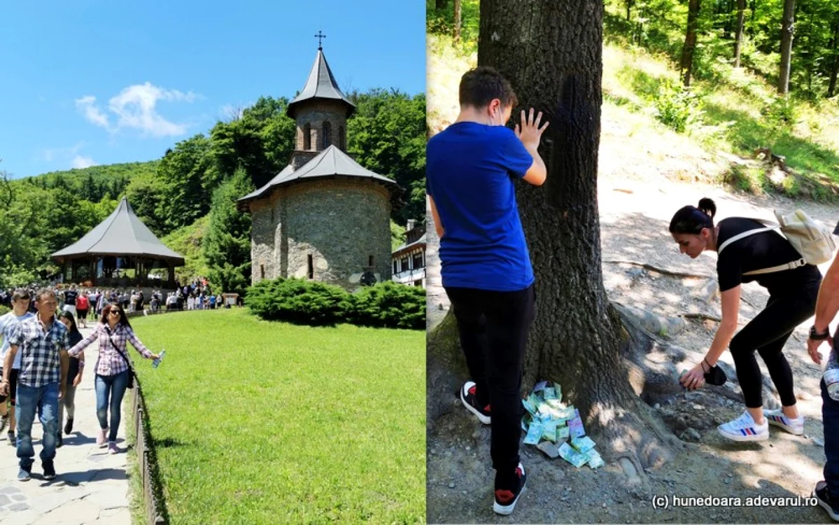 Mănăstirea Prislop, de Rusalii. Foto: Daniel Guţă. ADEVĂRUL.