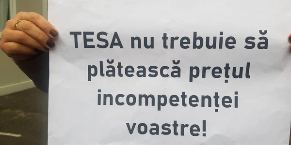 Protest TESA   foto Facebook jpg