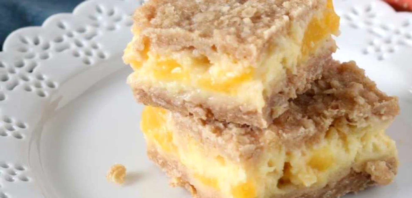 Fructe ale verii, piesicile sunt foarte potrivite într-un astfel de desert!