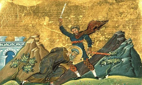 calendar ortodox 2022 9 ianuarie Sfântul Mucenic Polieuct   miniatură din Menologhionul lui Vasile al II lea Macedoneanul jpg