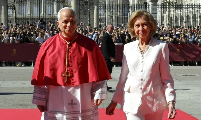 Regina Sofia la întâlnirea cu Papa Leon   profimedia 1109007887 jpg