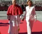 Regina Sofia la întâlnirea cu Papa Leon. FOTO: Profimedia