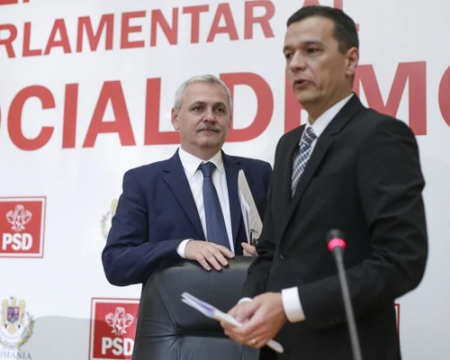 Liviu Dragnea şi Sorin Grindeanu CEx PSD - 2 feb 2017 / FOTO Inquam Photos / Octav Ganea