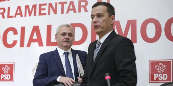 Liviu Dragnea şi Sorin Grindeanu CEx PSD - 2 feb 2017 / FOTO Inquam Photos / Octav Ganea