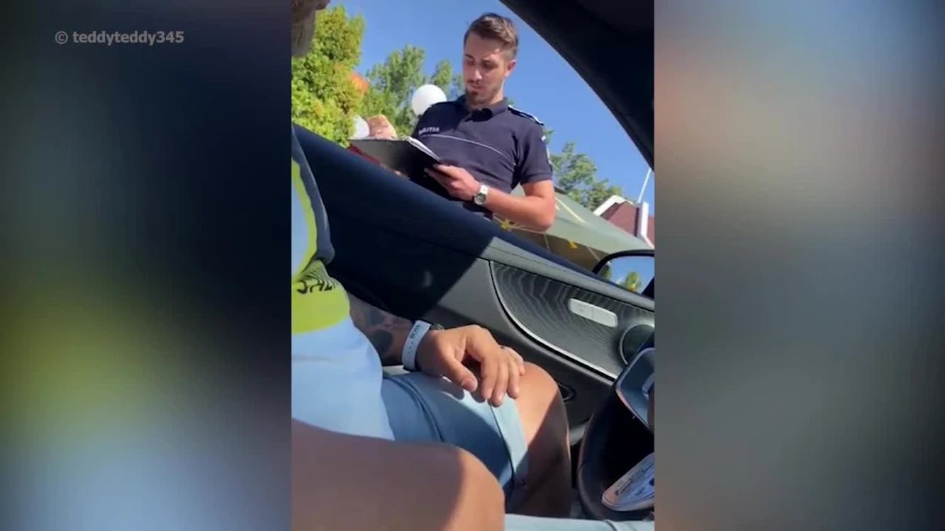 Clipul, care a fost încărcat pe Tik Tok acum două zile, a fost apeciat de 19,600 de persoane. Foto: captură