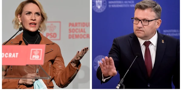 Gabriela Firea și Marius Budăi Foto: Mediafax 