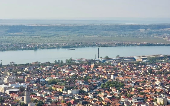 Dunărea, supravegheată din elicopter de ministrul mediului -  Foto Facebook Mircea Fechet