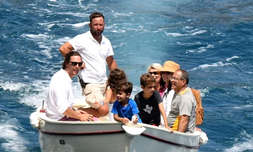 *EXCLUSIVE* *WEB MUST CALL FOR PRICING* Matthew McConaughey and his family on holiday in the Amalfi Coast jpeg