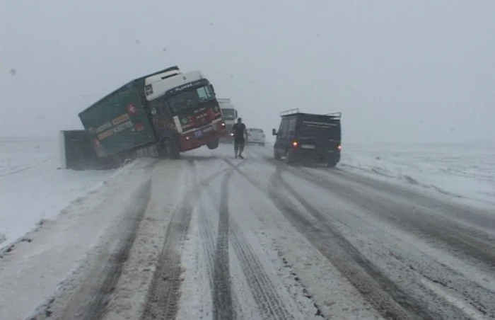 Vreme rea în Bărăgan FOTO Adevărul