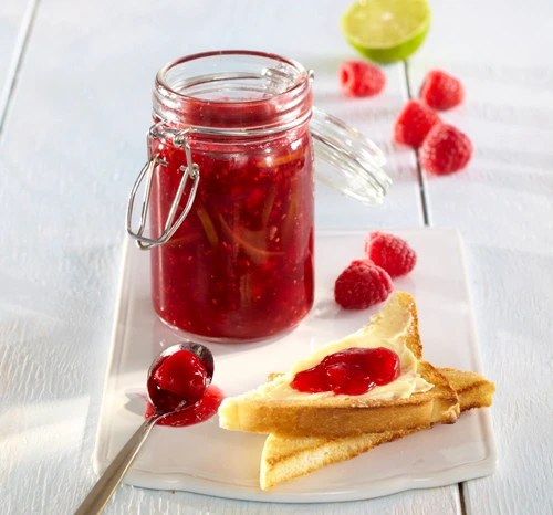 Raspberry and lime preserve jpeg