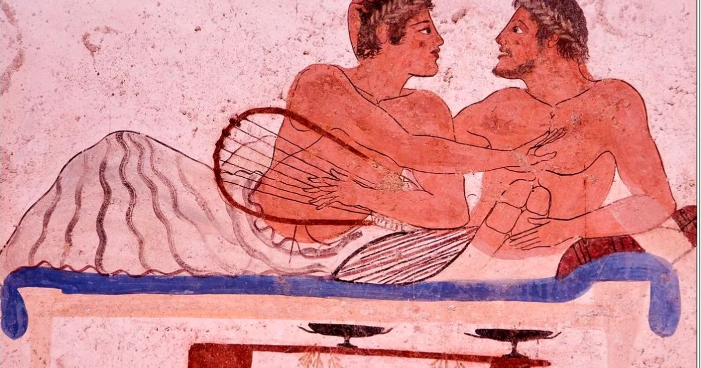 Imagine din picturile murale romane