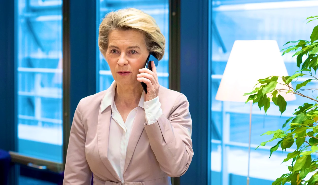 Mesajele de pe telefonul Ursulei von der Leyen dispar automat FOTO: X