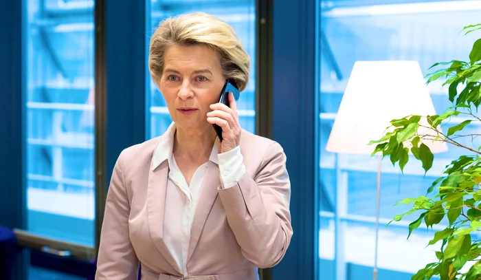 Mesajele de pe telefonul Ursulei von der Leyen dispar automat FOTO: X