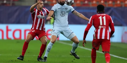 Meciul de fotbal dintre Atletico Madrid si Chelsea Londra din optimile de finala ale Ligii Campionilor