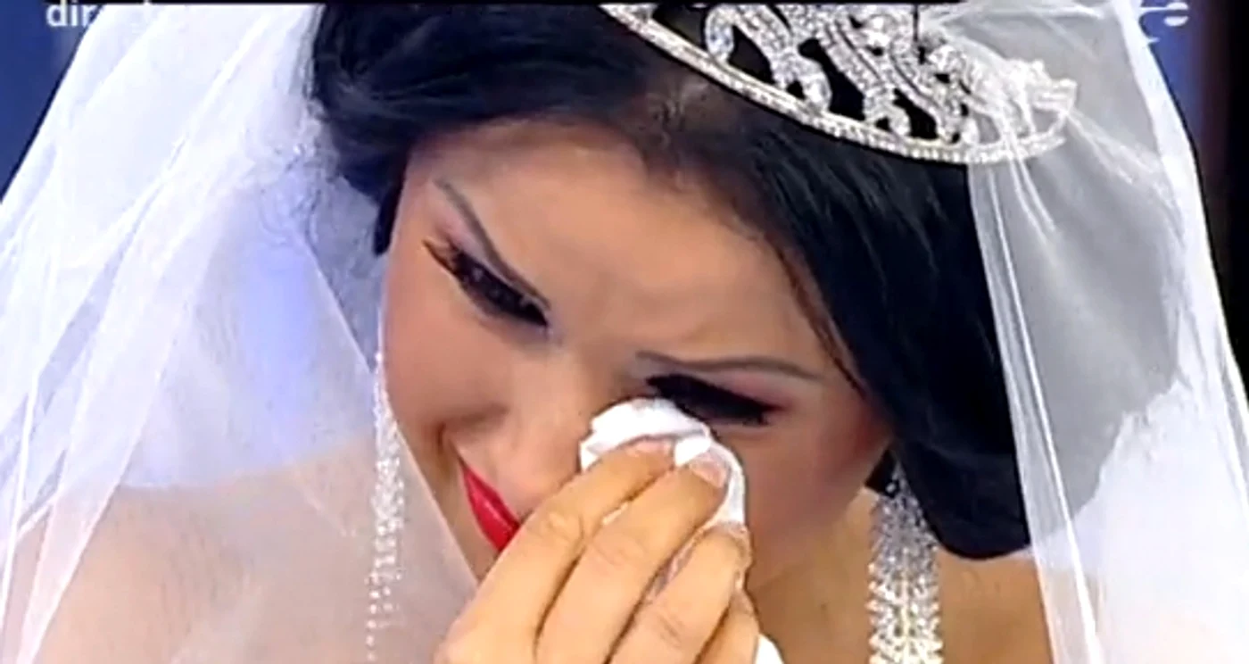Daniela Crudu (26 de ani) a plâns de emoții în direct