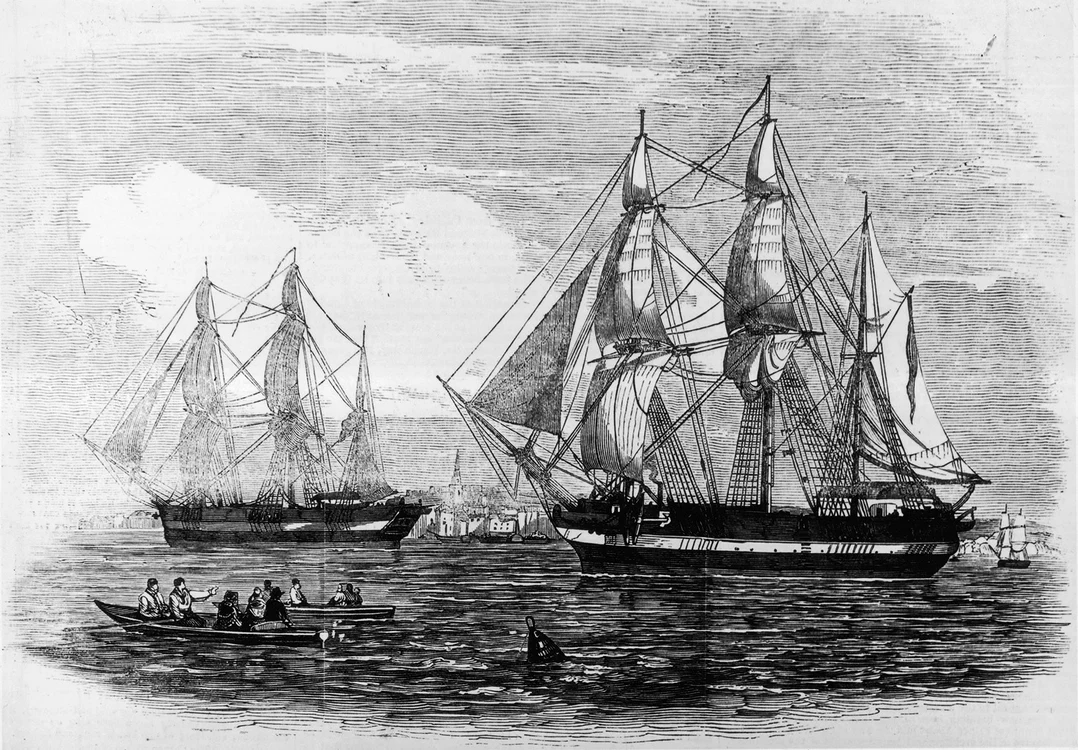 HMS Erebus și HMS Terror plecând în cea mai dramatică expediție polară FOTO wikipedia