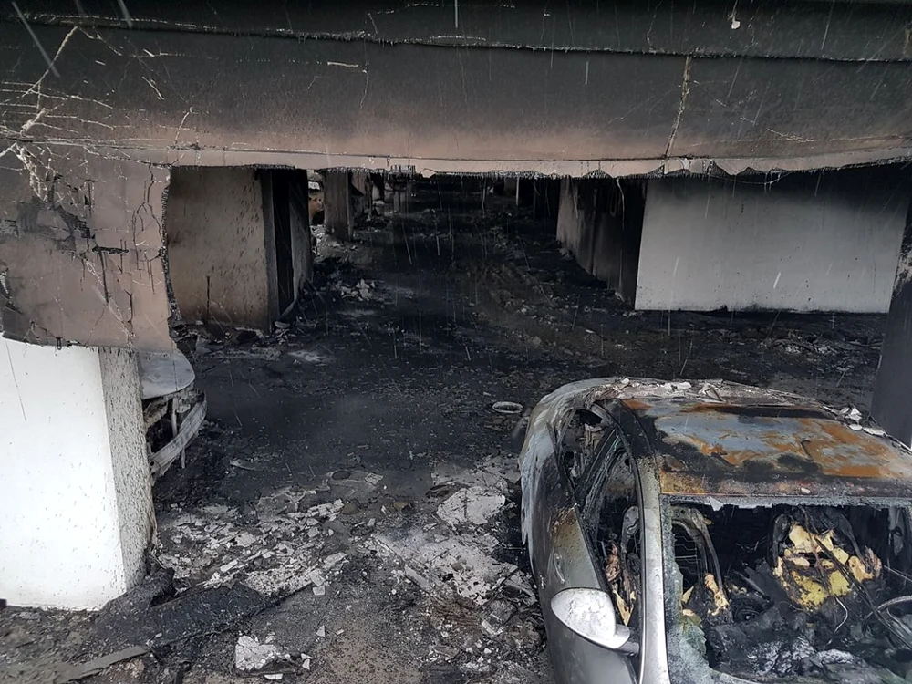 Incendiu la Constanta FOTO Călin Gavrilaş