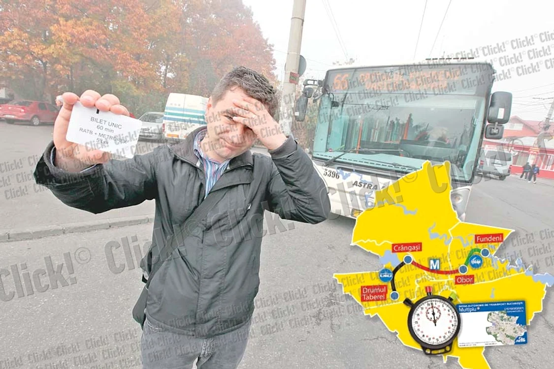 
    Am parcurs traseul Drumul Taberei - Fundeni  în 55 de minute, folosind  trei mijloace de transport (Fotografii: Sever Gheorghe)  