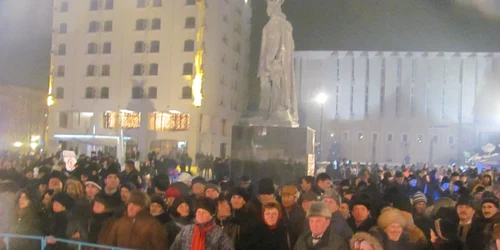 Peste 3.000 de vasluieni au petrecut Revelionul în stradă